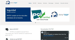 Desktop Screenshot of paytef.es